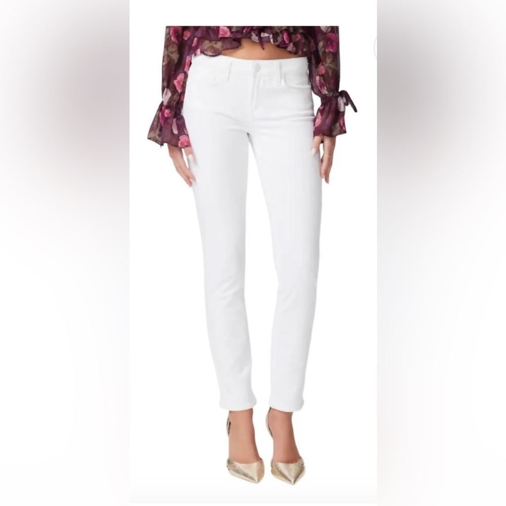 PAIGE WHITE Jeans size 29 Skyline Ankle Peg Optic White
